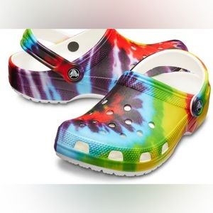 Kids youth size 4 multicolor croc